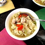 Bowls of Chicken Soup