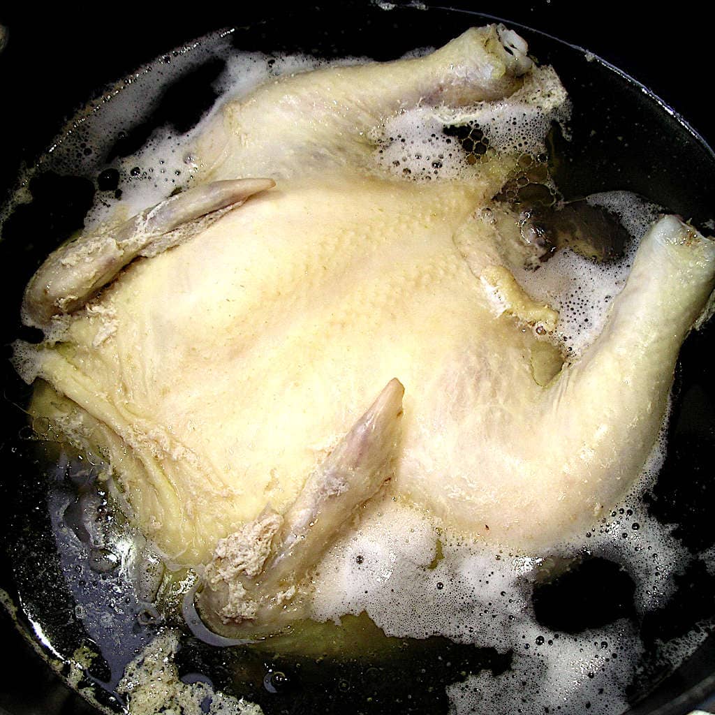 Chicken almost done